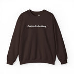 EMBROIDERED Custom Text (Dark Colors/Shades) Pullover Sweatshirts