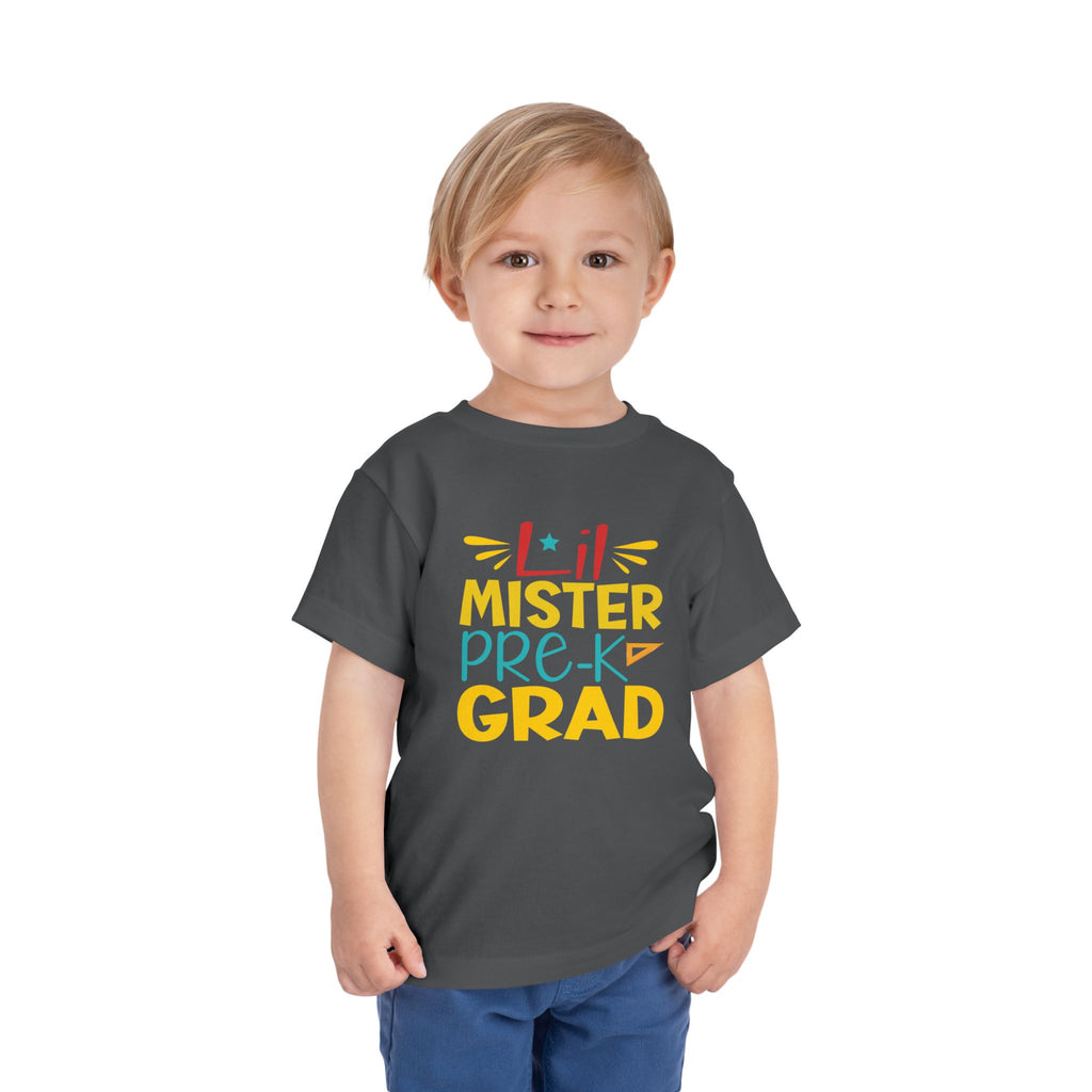 Little Mister Pre-K Grad — Boys Toddler Graduation T-Shirt