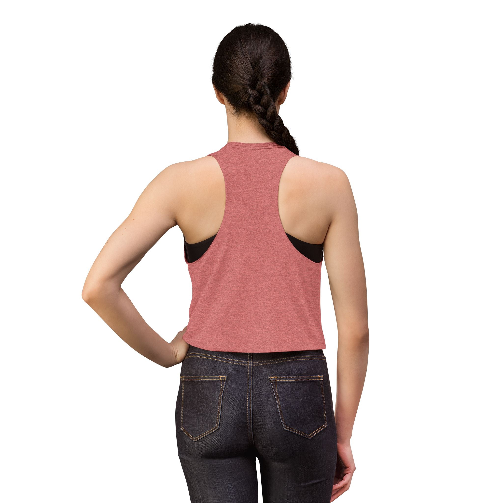 Women's Crop Tank — Custom Text