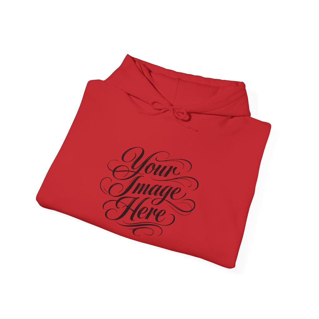 Unisex Hoodie — Custom Image & Optional Text