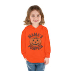 Toddler Hoodie — "Mama's Pumpkin" Halloween Jack-o'-Lantern Pullover