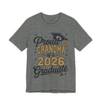 Proud Grandma of a 2026 Graduate FRONT & BACK upload photo T-Shirt