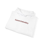 EMBROIDERED Custom Text (Light Colors/Shades) Unisex Hoodies