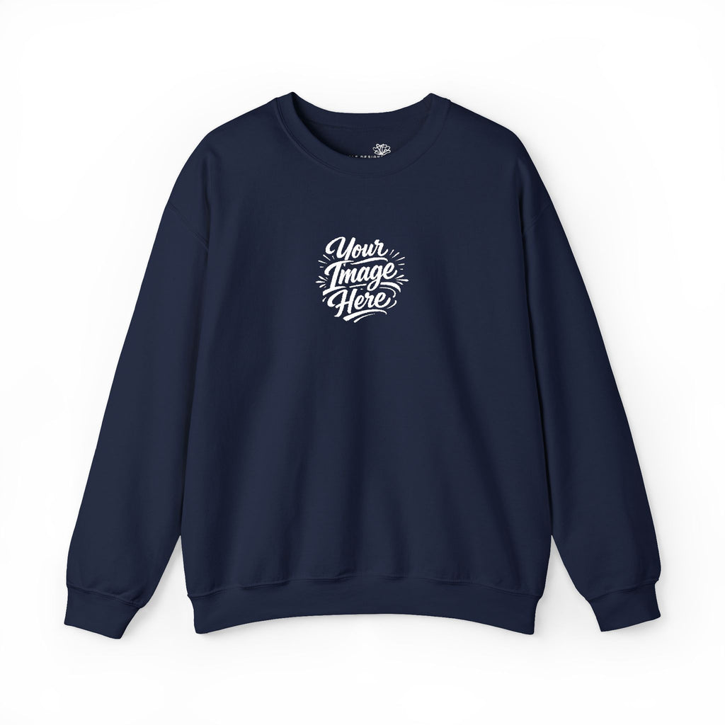 EMBROIDERED Custom Image (Dark Colors/Shades) Pullover Sweatshirts