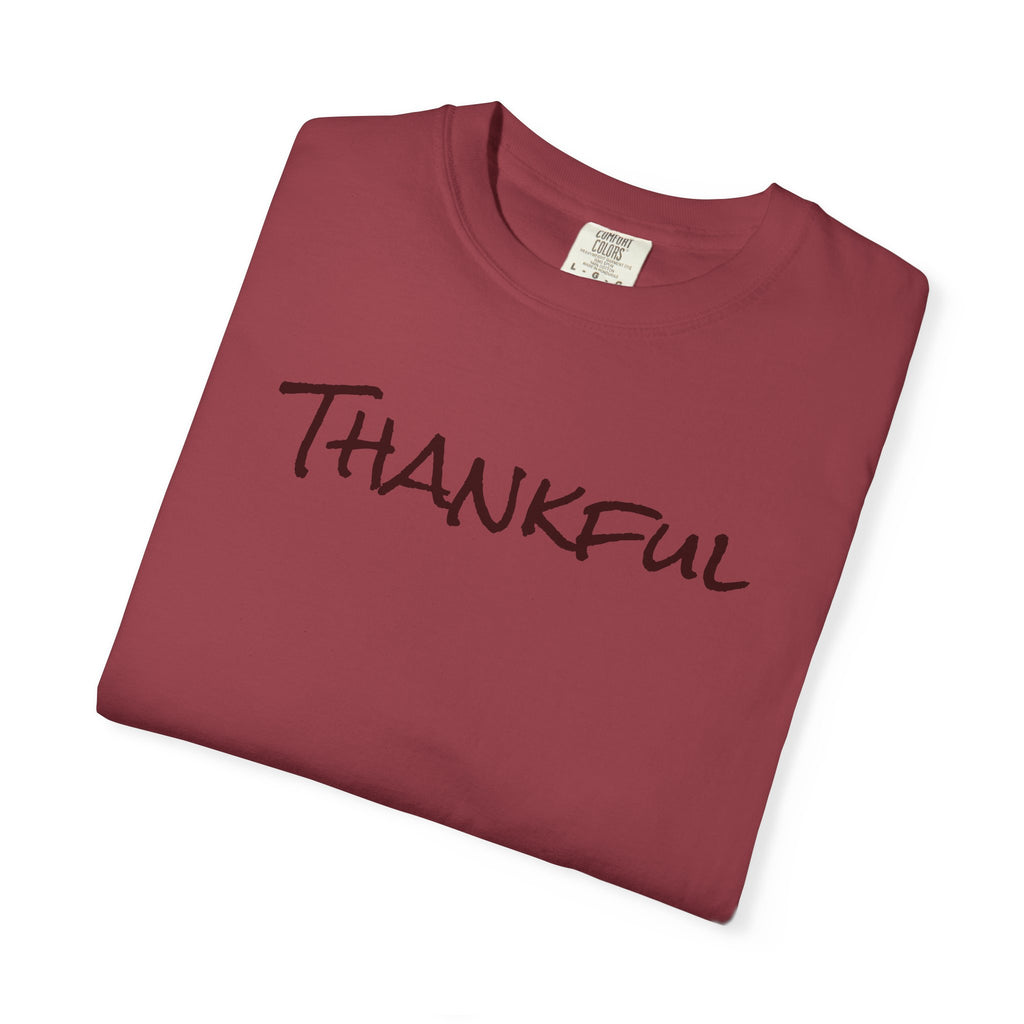 Thankful Unisex Comfort Colors T-Shirt – Gratitude Thanksgiving Tee