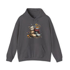 Autumn Boots & Pumpkins Graphic | Cozy Fall Hoodie