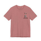 Just an RN and her books Unisex T-Shirt with imprinted sleeves - Print