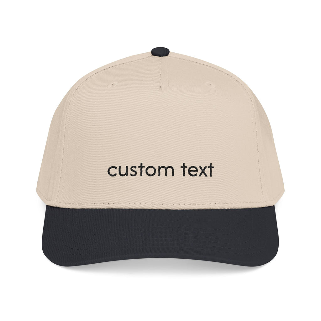 Custom Embroidered Mid-Profile Baseball Cap — Personalized Hat