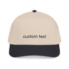 Custom Embroidered Mid-Profile Baseball Cap — Personalized Hat