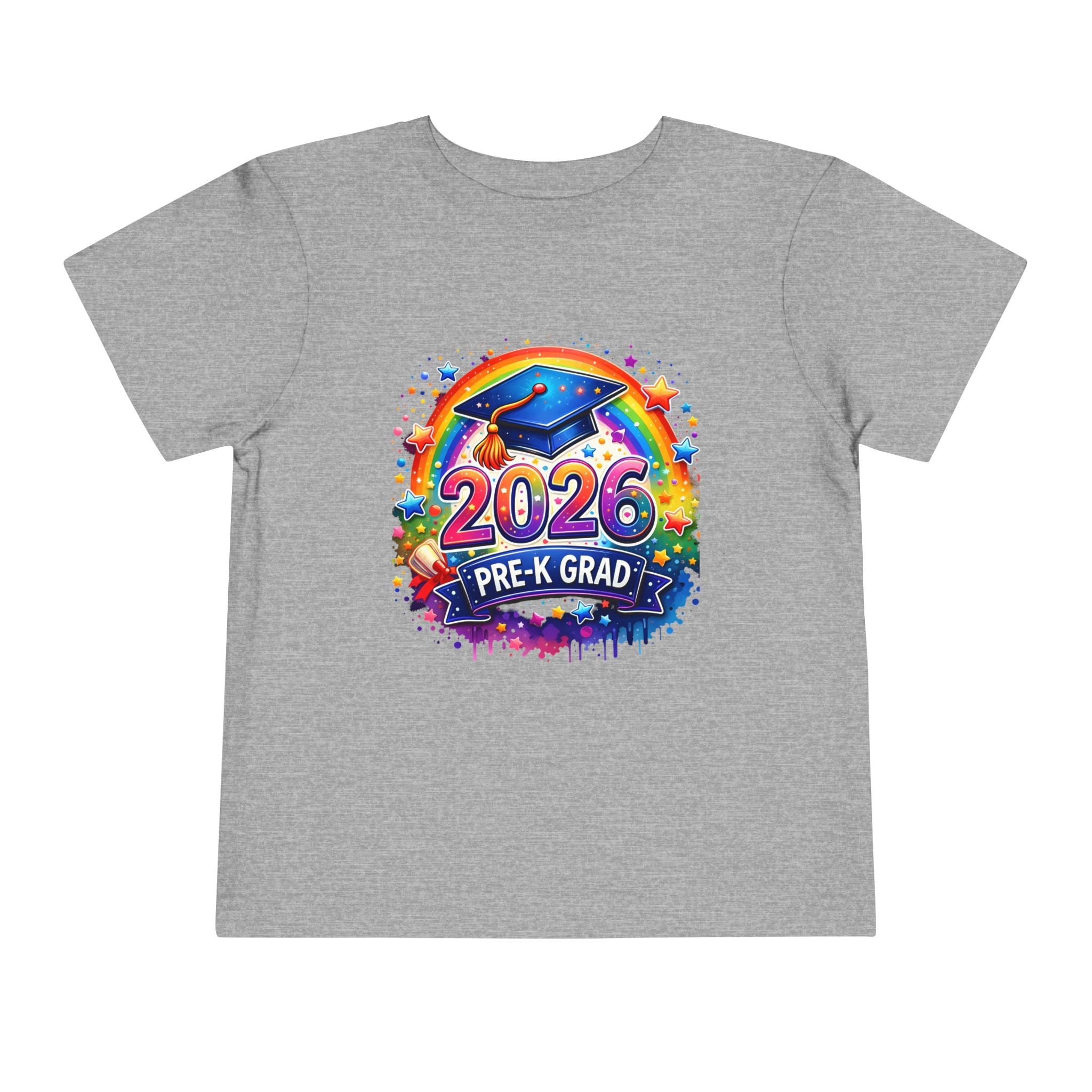 2026 Pre-K Graduate — Vivid Bright Design Toddler T-Shirt