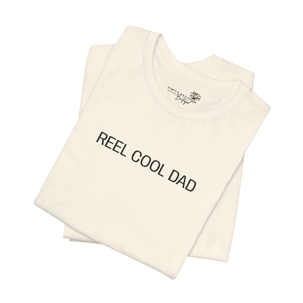 Reel Cool Dad — Embroidered T-Shirt
