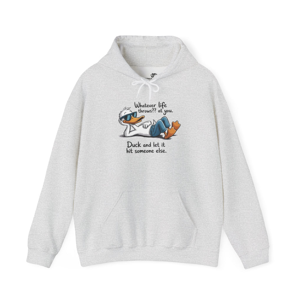 Funny 'Whatever Life Throws At You' Graphic - Cozy Hoodie