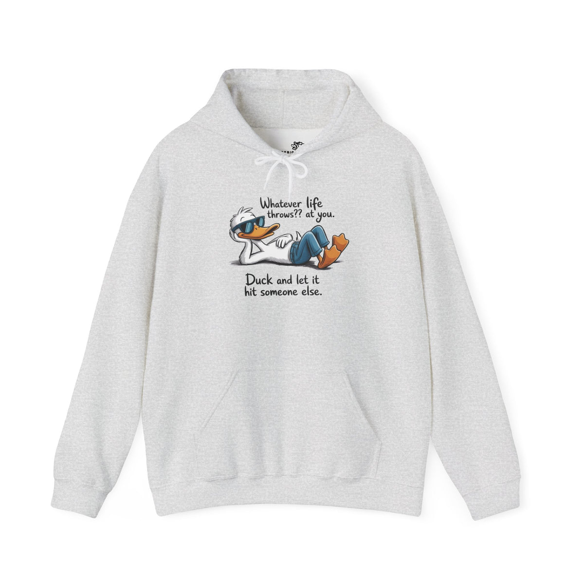 Funny 'Whatever Life Throws At You' Graphic - Cozy Hoodie