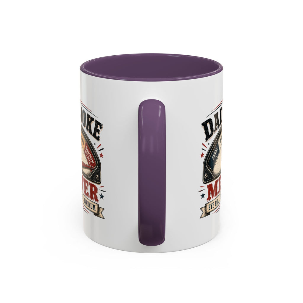 Dad Joke Meter Accent Coffee Mug — Funny Father’s Day Gift | 11oz & 15oz