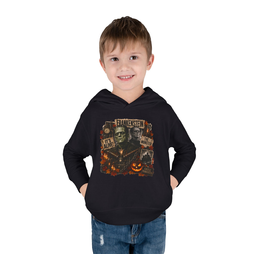 Frankenstein Toddler Hoodie - Cute Spooky Halloween Pullover