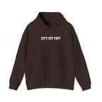 EMBROIDERED Let's Get Cozy Creepster Text - Cozy Hoodie