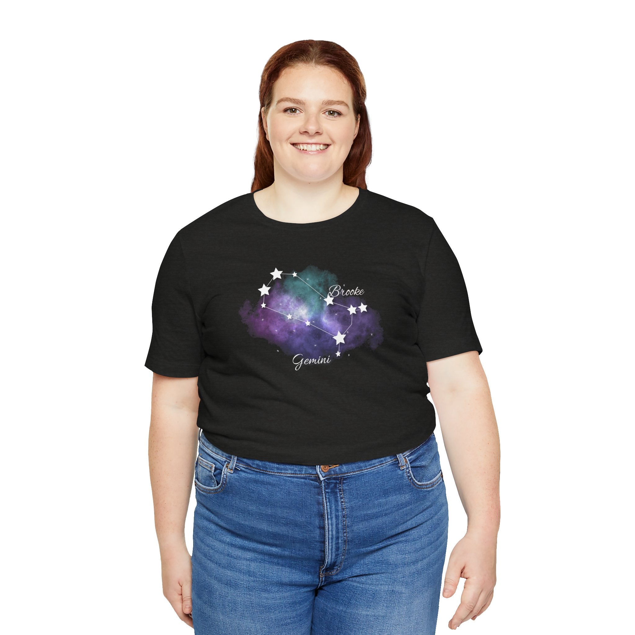 Celestial Zodiac Personalized T-Shirt — Custom Star Sign T-Shirt - Print