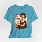 I Like It Dirty — Retro Martini Women's Graphic T-Shirt