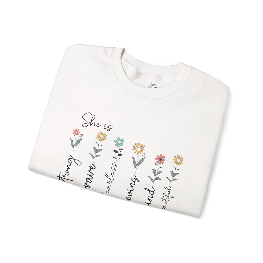 She is...Personalizable Crewneck Sweatshirt for Mom -  Print