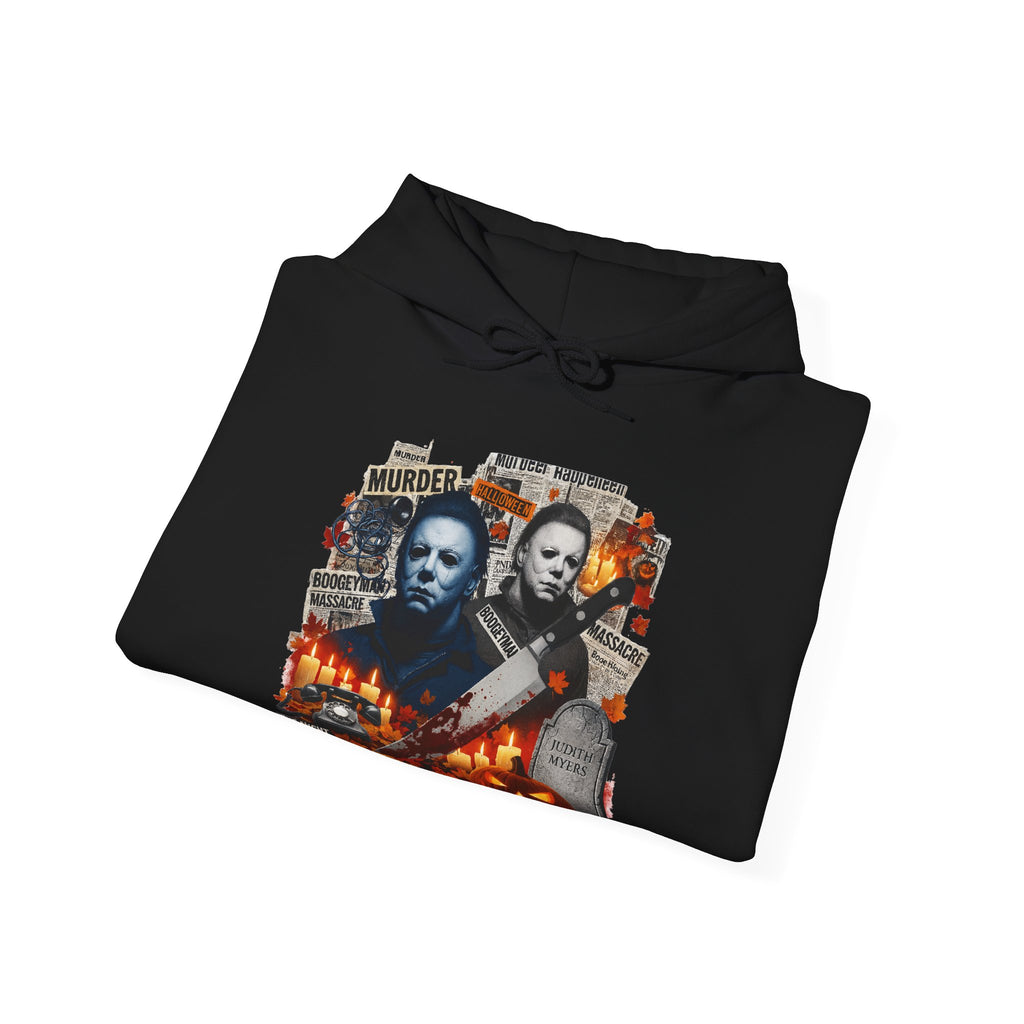 Classic Horror Halloween Graphic - Cozy Hoodie
