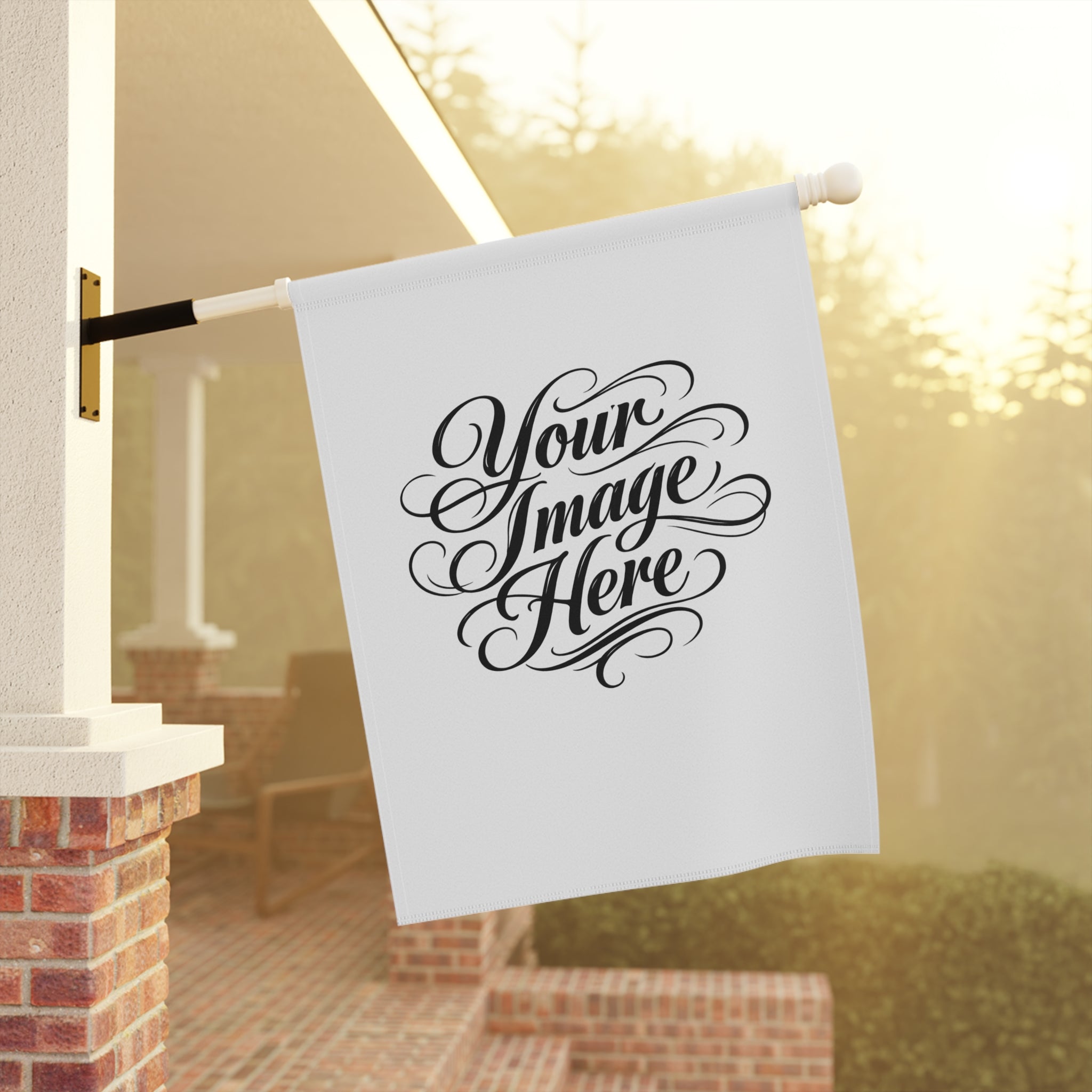 Personalized Photo Garden Flag — Custom Picture Outdoor Flag