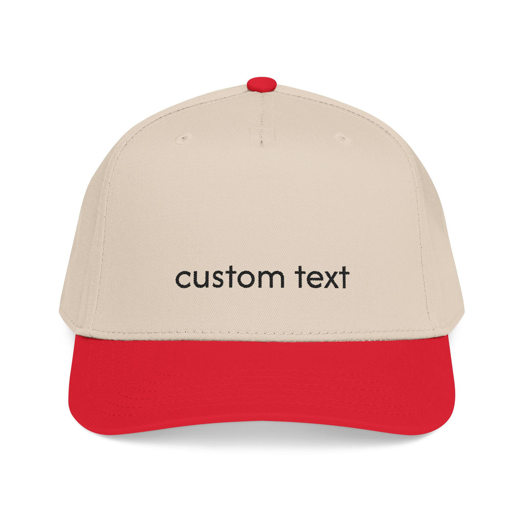 Custom Embroidered Mid-Profile Baseball Cap — Personalized Hat