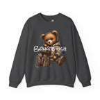 Cute Luxury Bear Bougie-ish Graphic - Pullover Sweatshirt