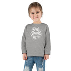 Toddler Long Sleeve Tee — Custom Image & Optional Text