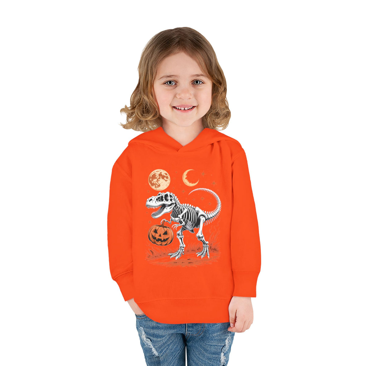 Toddler Halloween Dinosaur Pullover Hoodie
