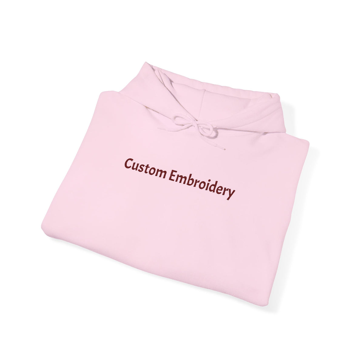 EMBROIDERED Custom Text (Light Colors/Shades) Unisex Hoodies