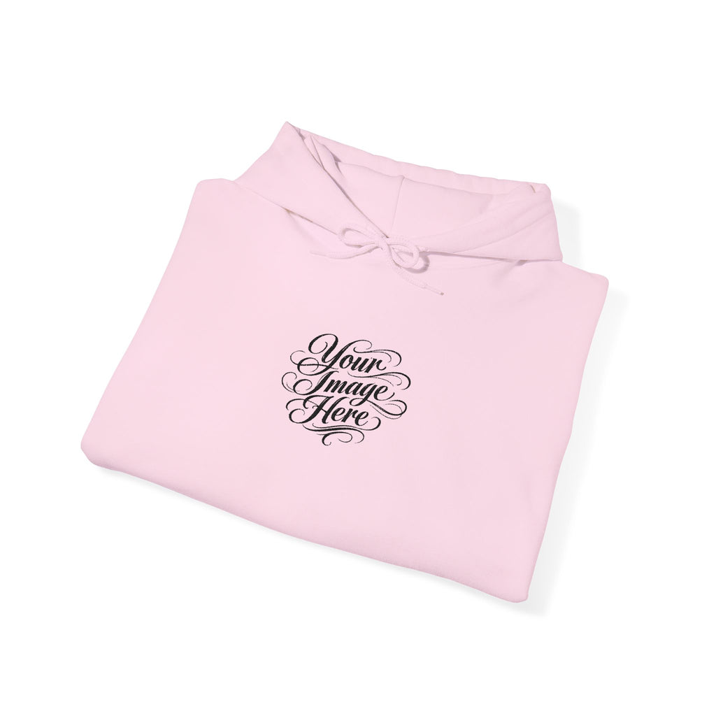 EMBROIDERED Custom Image (Light Colors/Shades) Hoodies