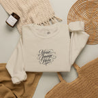 EMBROIDERED Custom Image (Light Colors/Shades) Pullover Sweatshirts