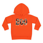 Toddler Hoodie - "BOO" Plaid Halloween Pullover