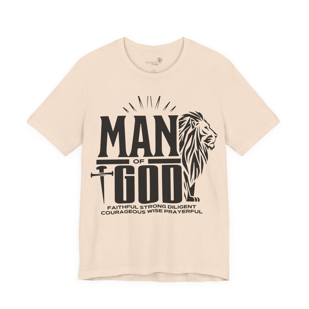Man of God T-Shirt — Faith-Inspired Tee for Him