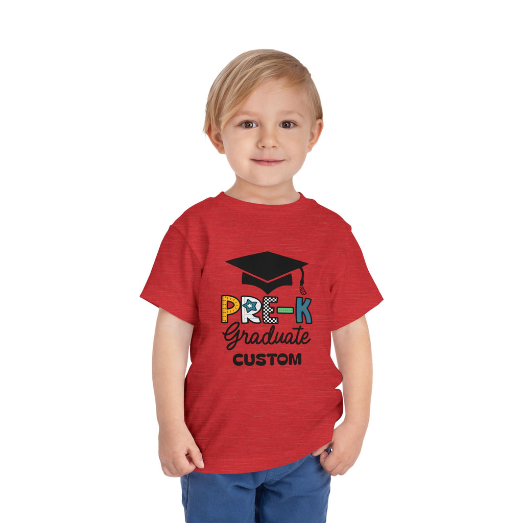 Mister Pre-K Grad Nailed It FRONT & BACK - Customizable Graduation Tee