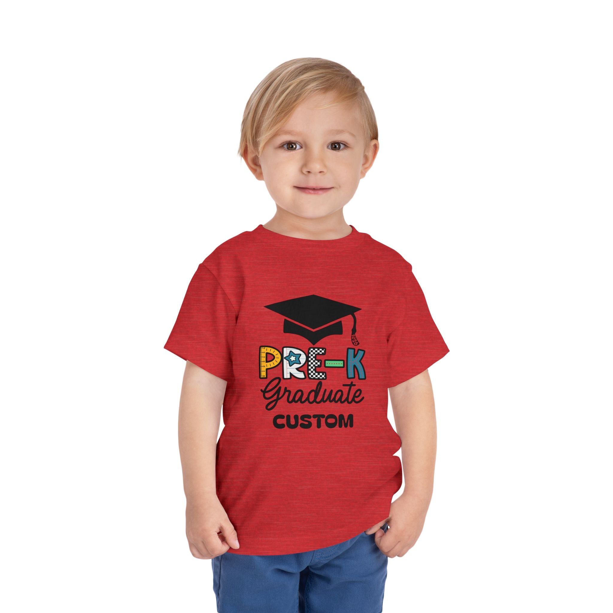 Mister Pre-K Grad Nailed It FRONT & BACK - Customizable Graduation Tee