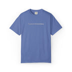 EMBROIDERED Custom Text Comfort Colors Unisex (Dark Colors/Shades) T-Shirt