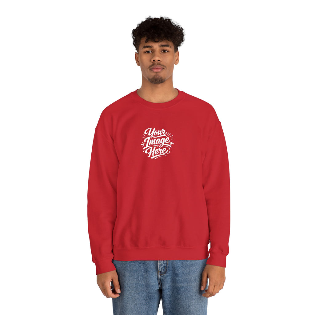 EMBROIDERED Custom Image (Dark Colors/Shades) Pullover Sweatshirts