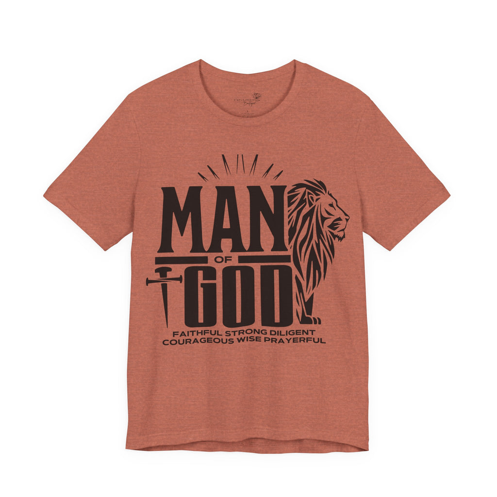 Man of God T-Shirt — Faith-Inspired Tee for Him