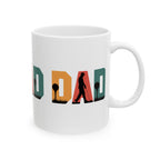 Dad Golf Mug — Vintage Golf Silhouette Ceramic Coffee Cup | 11oz & 15oz