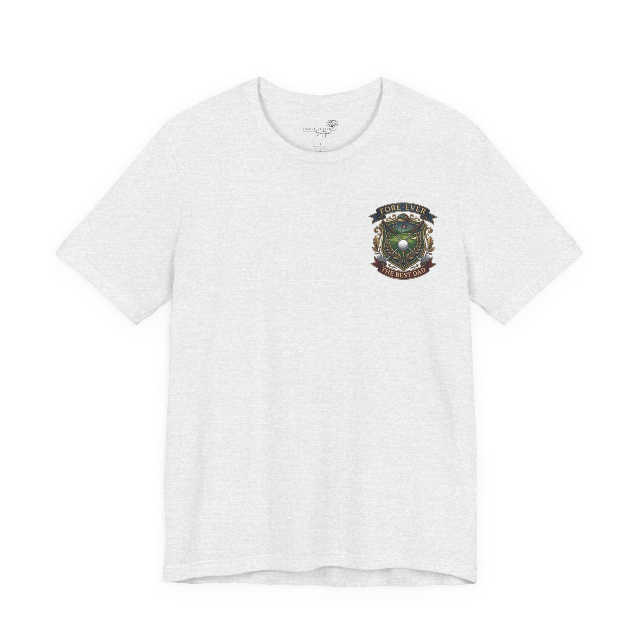 Fore-Ever the Best Dad — Golf Crest T-Shirt