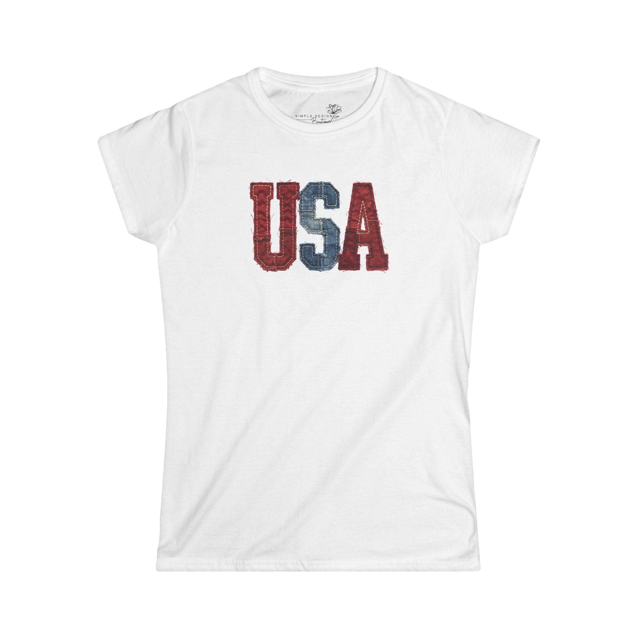 USA Vintage Graphic Tee — Patriotic Women’s T-Shirt | S–2XL