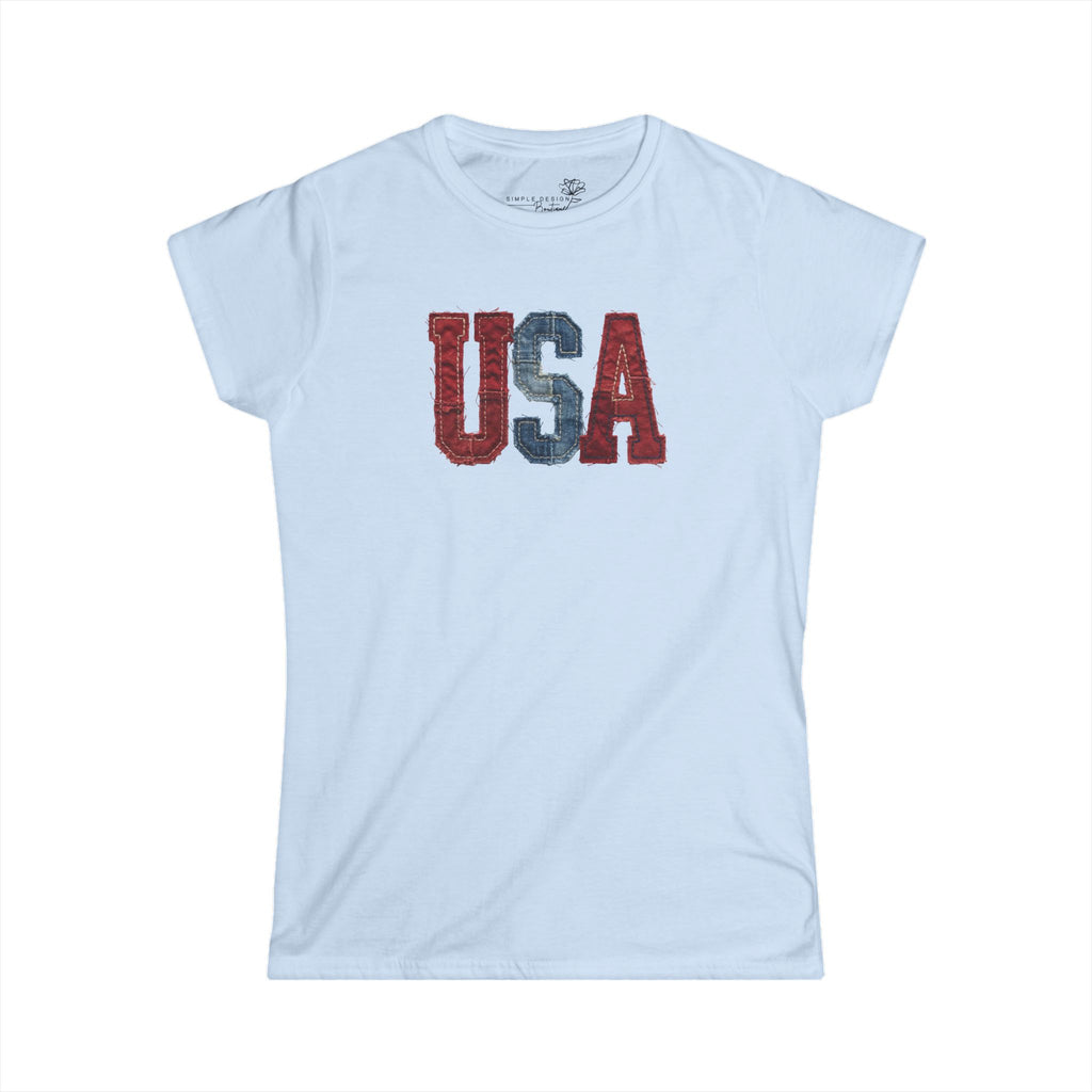 USA Vintage Graphic Tee — Patriotic Women’s T-Shirt | S–2XL