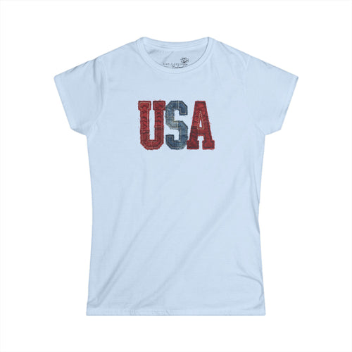 USA Vintage Graphic Tee — Patriotic Women’s T-Shirt | S–2XL