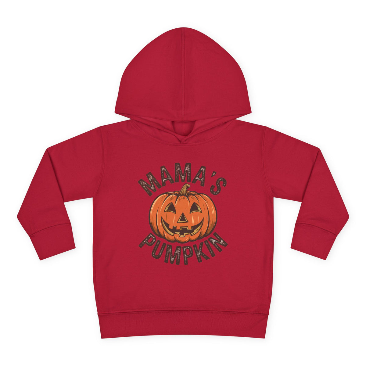 Toddler Hoodie — "Mama's Pumpkin" Halloween Jack-o'-Lantern Pullover