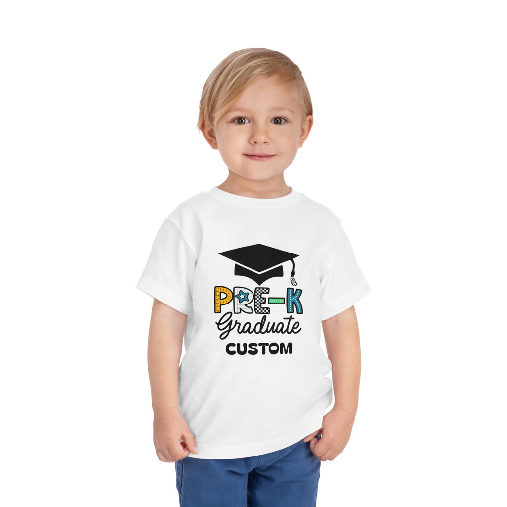 Mister Pre-K Grad Nailed It FRONT & BACK - Customizable Graduation Tee