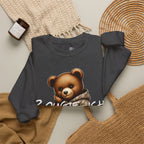 Cute Luxury Bear Bougie-ish Graphic - Pullover Sweatshirt