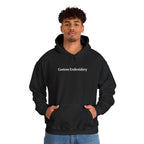 EMBROIDERED Custom Text (Dark Colors/Shades) Cozy Unisex Hoodies