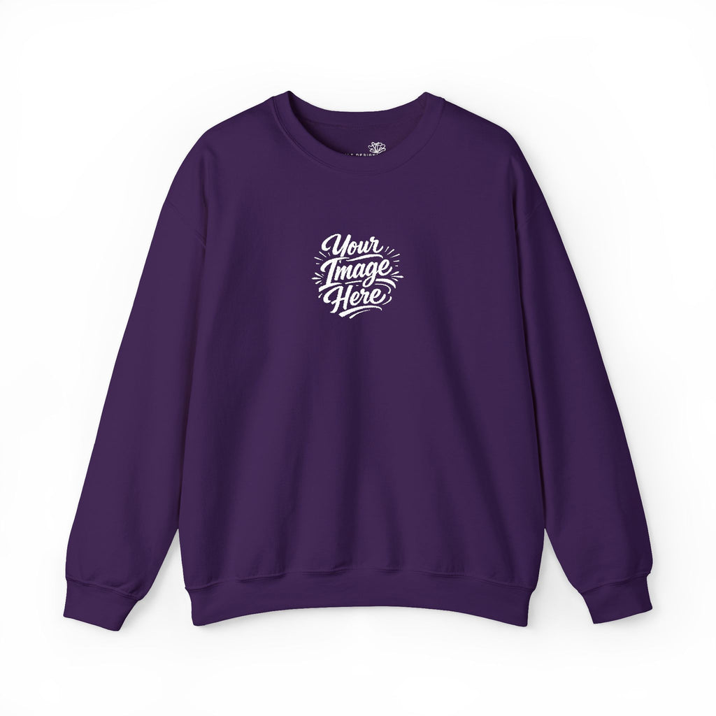 EMBROIDERED Custom Image (Dark Colors/Shades) Pullover Sweatshirts