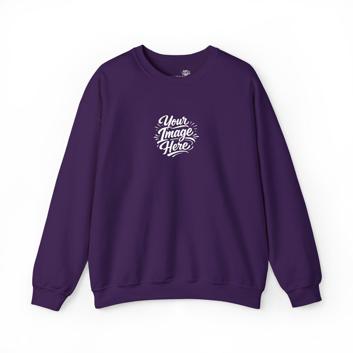 EMBROIDERED Custom Image (Dark Colors/Shades) Pullover Sweatshirts